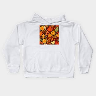 Autumn Leaves no12 Kids Hoodie